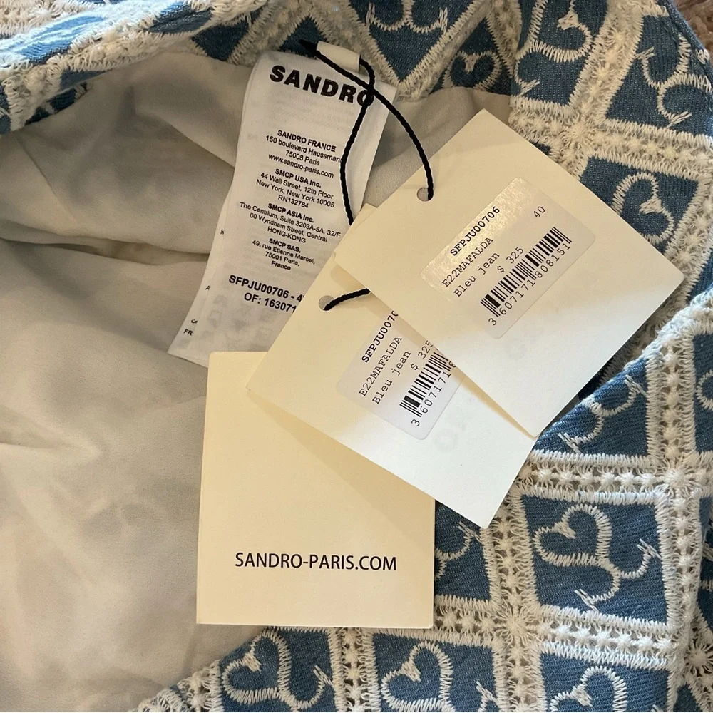 Sandro Mafalda Monogram Flared Skirt‎